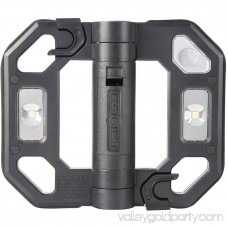 Might-D-Light 200-Lumen Black Mini Compact Folding LED Work Light 554156253
